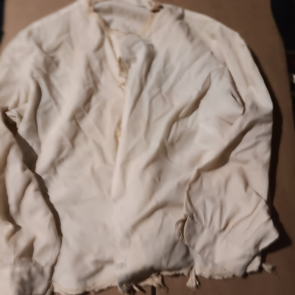 ANTIQUE VICTORIAN AGE YOUTH SHIRT SIZE SMALL EMBROIDERED
